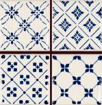 9423 Bianco 1741 set 4  10x10