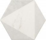   Carrara Hexagon Peak 17.5x20