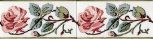 ADMO3025 Cenefa Rosas PB CARMIN C/C B 7,5x15