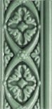 ADMO4006 Relieve Bizantino  C/C Verde Oscuro 7,5x15 