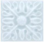 ADST4110 Taco Relieve Flor  2 Ice Blue 33