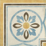 Rivalta Angolo Greca Fiore Crema 20x20 