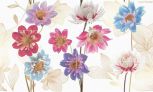Arcobaleno Fiori Decor White 6x20x50