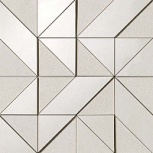 White Mosaico Art 3D 35,4x35,4