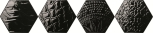 EXAREL.NEL_DECORO RELIEF NERO  15 &#215; 17,1