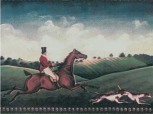 Fox Hunting A (One Rider) 15x20 
