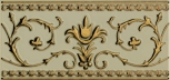 Narciso-A ORO 24kt su Panna 10x20