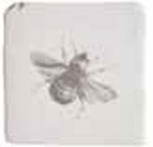 Dec Bumble Bee Gris Prov.Blanco 10x10