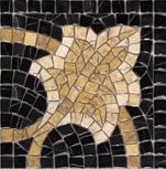 Cantonera Afrodita Negro 21,7x21,7 