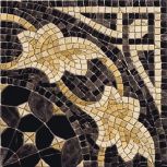 Cantonera Laertes Negro 43,5x43,5 
