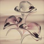 Composicion 7015-7016-7017 Murano III Crema 75x75 