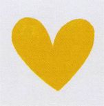 Corazon Amarillo 20x20 