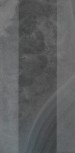 Decoro Righe Cromato Nero Lapp 30x60