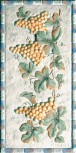 Formella Grappoli Blu 20x40 