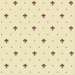 Gl01-02 Giglio Bordeaux su Crema 20x20 