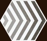 Hexagono Lacroix Gris 23x26,6