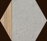 Hexagono Ligard Gris 23x26,6