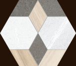 Hexagono Mayeix Multicolo 23x26,6