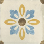 Rivalta Inserto Fiore Crema 20x20 