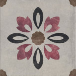 Rivalto Inserto Fiore Grigio 10x10 