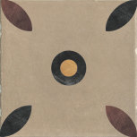 Mauriziano Inserto Tortora 20x20 