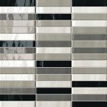 Manhattan Tratti Grigi Mosaico 30x30