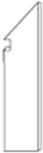 Battiscopa Sagomato DX 7,2x30 ( )
