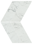 Marvel Stone Carrara Pure Chevron Lappato 22,5x22,9