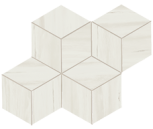 Marvel Stone Bianco Dolomite Mosaico Esagono Lappato 30x35