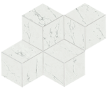 Marvel Stone Carrara Pure Mosaico Esagono Lappato 30x35