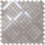 Marvel 30,530,5 Grey Fleury Diagonal Mosaic 