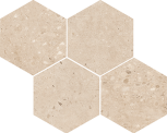 Mosaico Bangkok Crema 35x28
