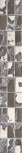 Mosaico Foglia Platino Vaniglia 5x32,1