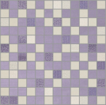 Mosaico Pafos Marfil-Malva 30x30