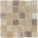 Mosaico mix Sabbia-bruno-avorio Su Rete 32,732,7