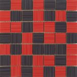 Mosaico Line Rojo 25x25