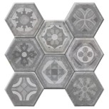 Hexagonal Asland Gris 37,2x38,8 