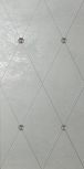 Rhombus Platino su Perla, fregio Platino 50x100
