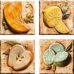 Inserto Rione Cotto Mix4 10x10  (  )