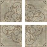 Rosone Walnut 80x80 