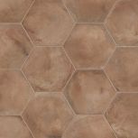 Rosso Essagono 25x21.6