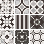 Patchwork B&W Mix 20x20 