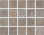 Ritual Patchwork Brown 20x20 